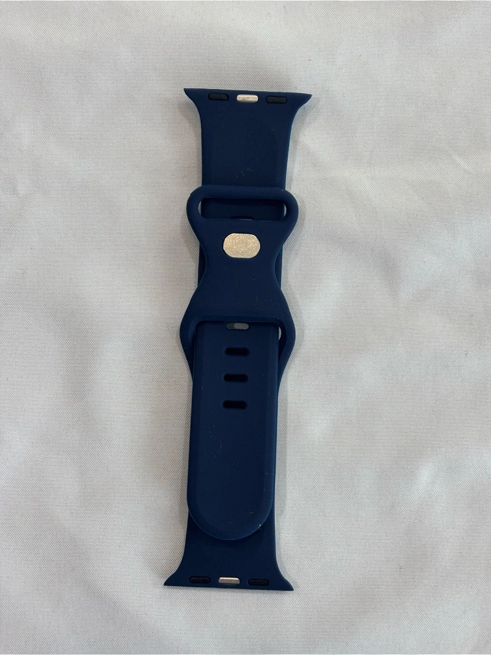 Silicone Apple Watch Bands - Maroon, Navy, Cream, Royal Blue Set of 4 38mm